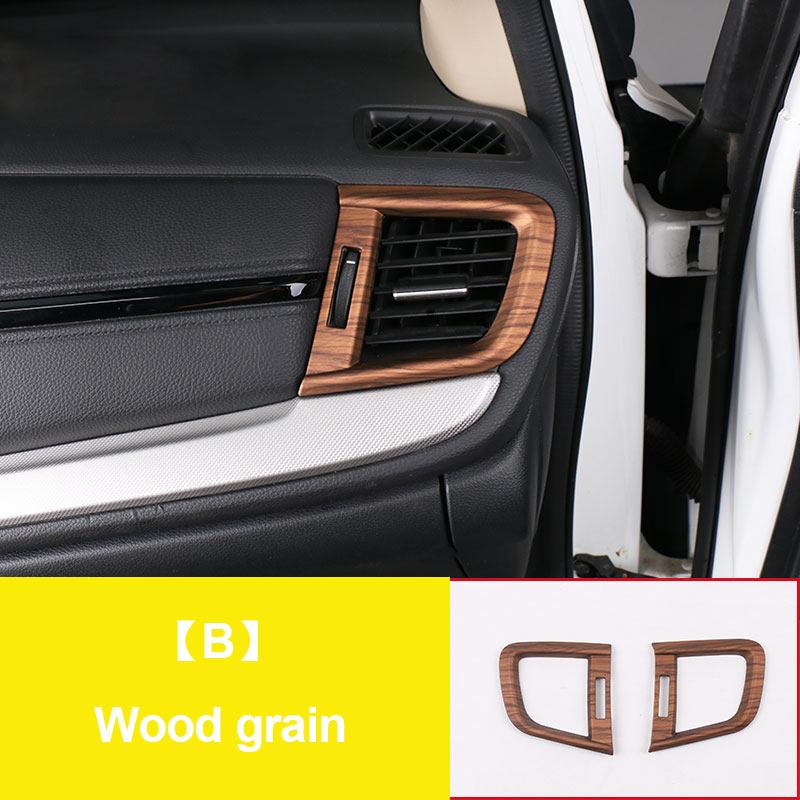 For Honda Crv CR-V 2017-   Car Center Control Air Condition Vent Outlet Frame Cover Trim Strip Sticker Accessories