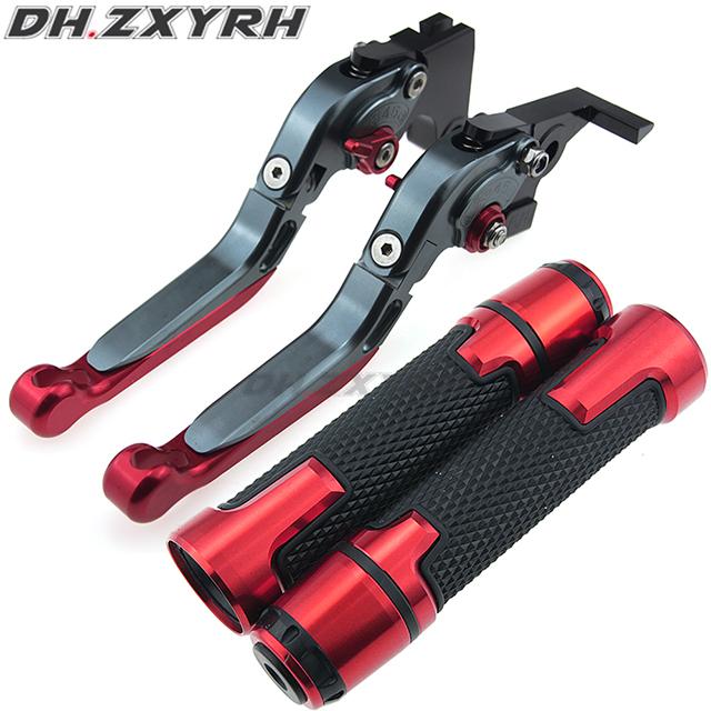 For SUZUKI GSR600 GSR 600 2006-2011 Motorcycle Accessories Extendable Folding Brake Clutch Levers Handle Grips