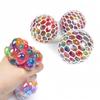 6cm Kids Exotic Pinch The Rainbow Bead Pressure Reducing Ball Vent Ball Decompression Toy TPR Pinch Le Grape Ball Adult Toys