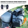WILD HEART Motorcycle Waterproof 36L x Motorcycle Side Trunk Motorcycle Accessories Saddlebags, (18L 2), Saddlebags, Panniers, Bags, (Grey)