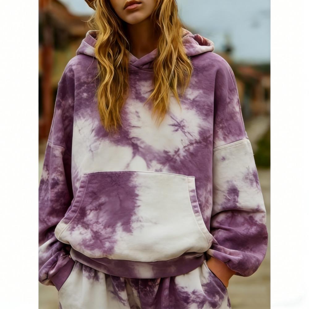 Spring Autumn European and American Retro Street Style Print Hoodie Women Casual Hoodie Streetwear Sweatshirt Women Clothes Top