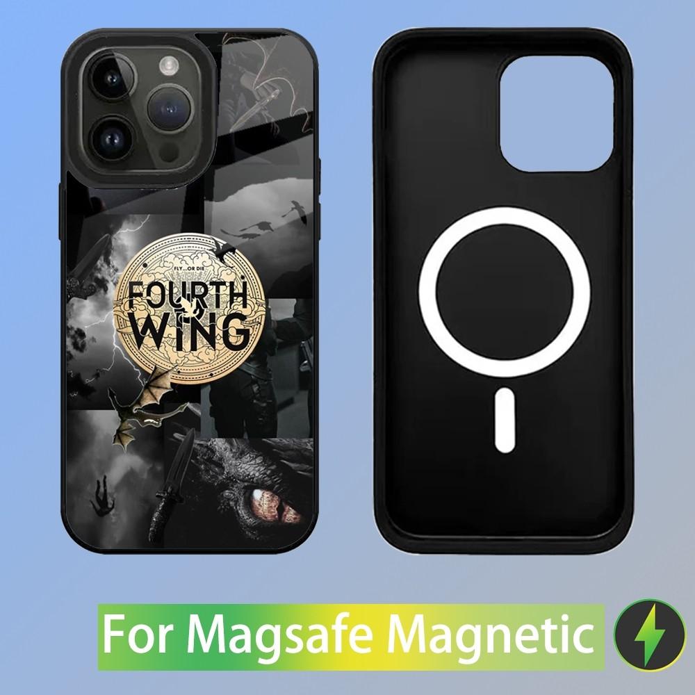 Dragon F-Fourth W-Wing Phone Case For iPhone 16,15,14,13,12,11,Plus,Pro,Max Mini Magsafe Magnetic Wireless Charging iPhone13mini