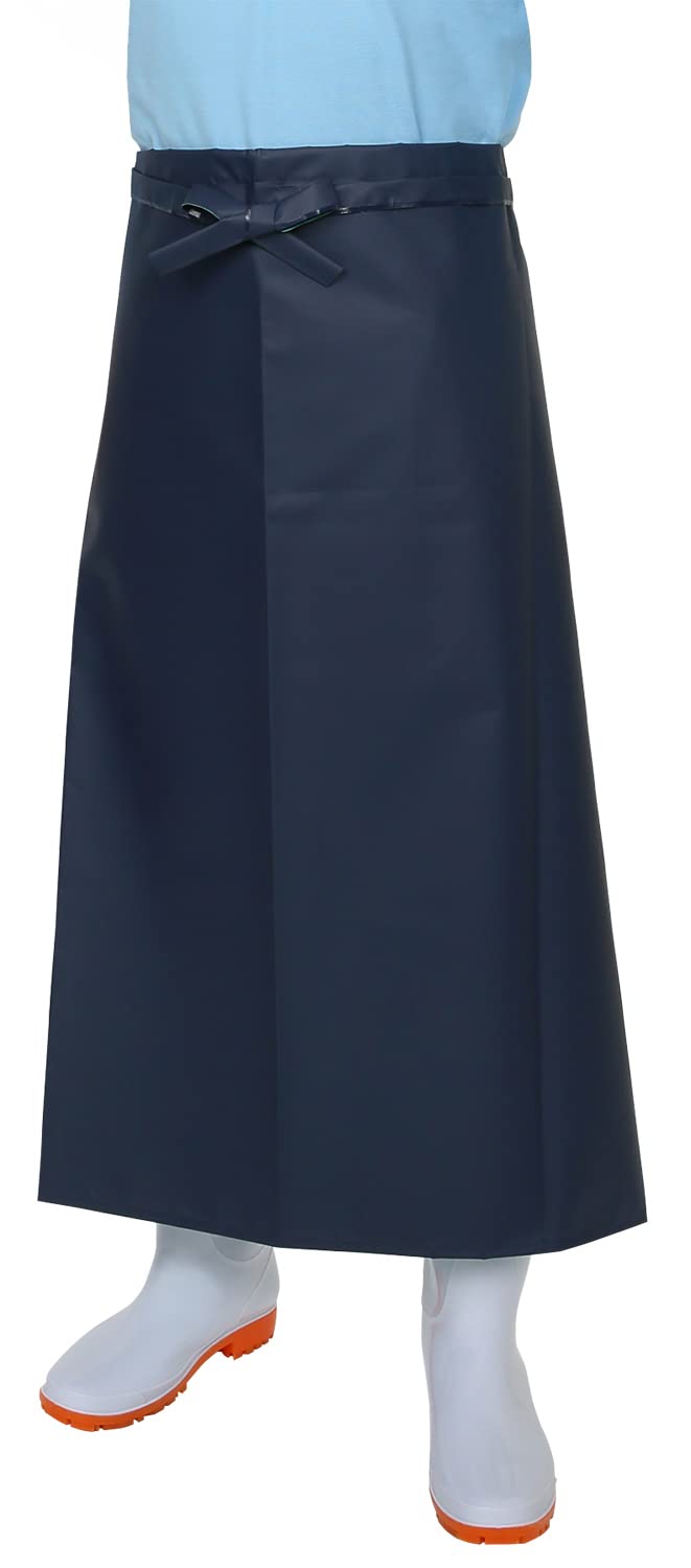 

Otafuku Gloves Apron the Chloride Polyester Navy (Below Waist) [Vinyl (with Thread) 90x90cm] #6135