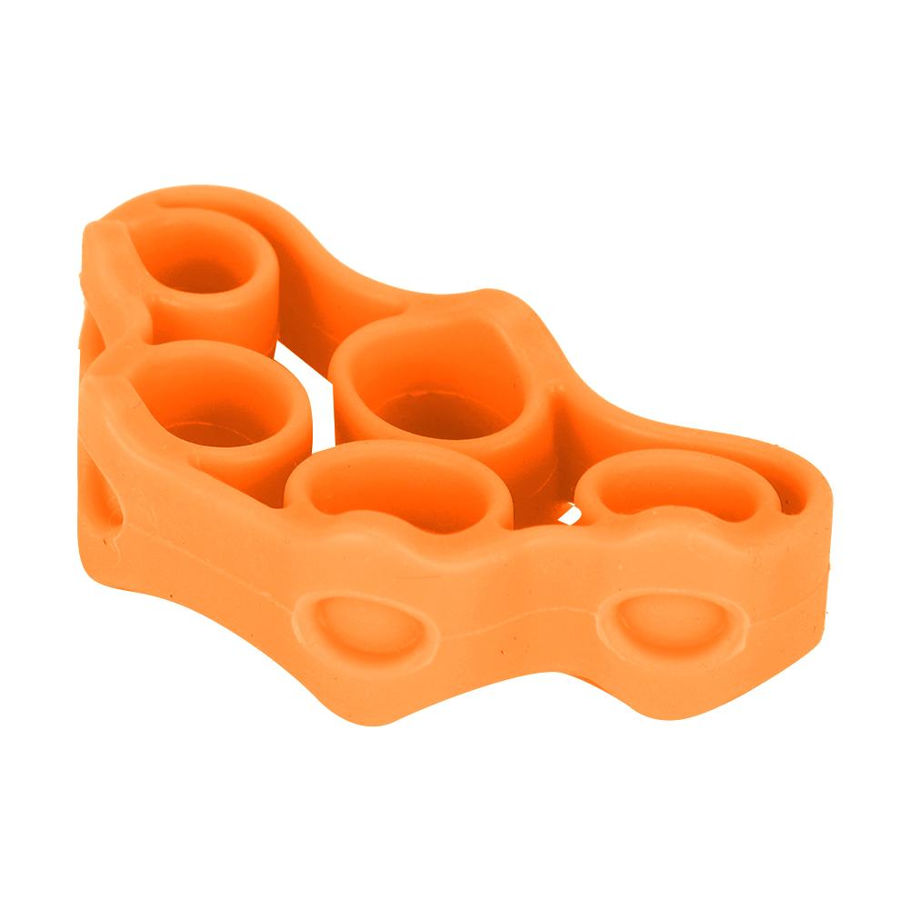 Portable Finger Strength Training Exercise Ring Resistance Loop Hand Grips StrengthenerOrange