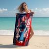 1pc Stitch Celebrates Independence Day Cartoon Quick Dry Microfiber Bath Towel for Swimming Surfing Camping Unisex Holiday. SJT720149