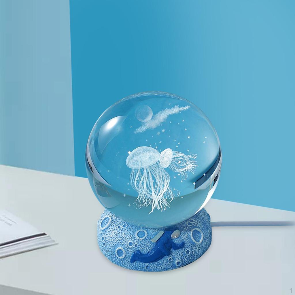 Crystal Ball Night Light for Decor