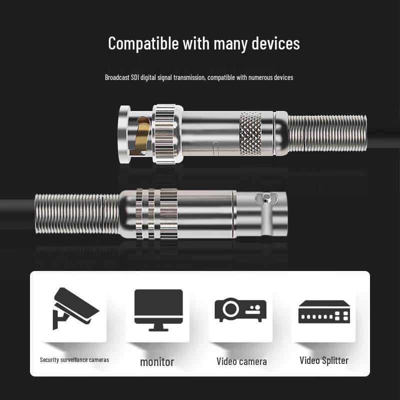 Xiang Lai Xin 75-5 BNC Dual Elbow HD-SDI Coaxial Cable