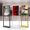 Floor Standing Double-Pole Poster Display Stand