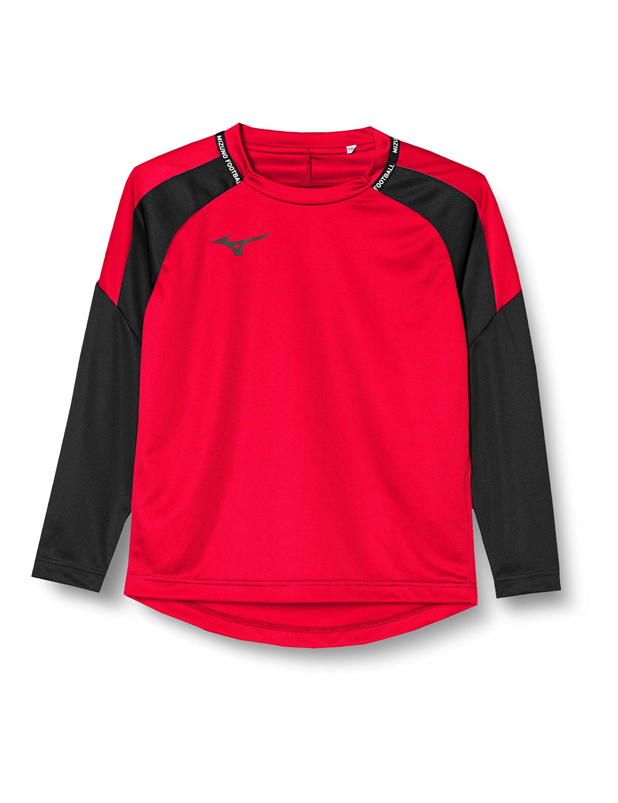 

Mizuno PRO Field Soccer Long Chinese Size 140 Shirt, Wear, Sleeve, Moisture-Wicking, Quick-Drying, P2MA2506, Kids, Red,