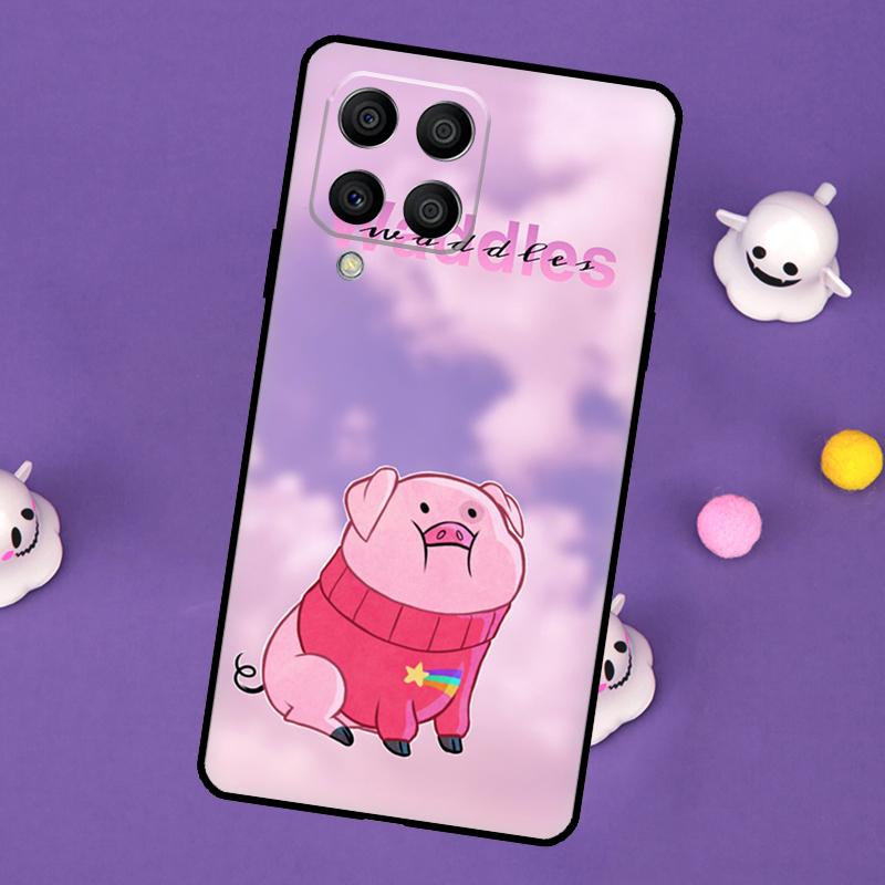 Cartoon Pig Cover For Samsung Galaxy M11 M51 M31 M33 M13 M23 M53 M15 M55 M14 M34 M54 M20 M32 M52 Case