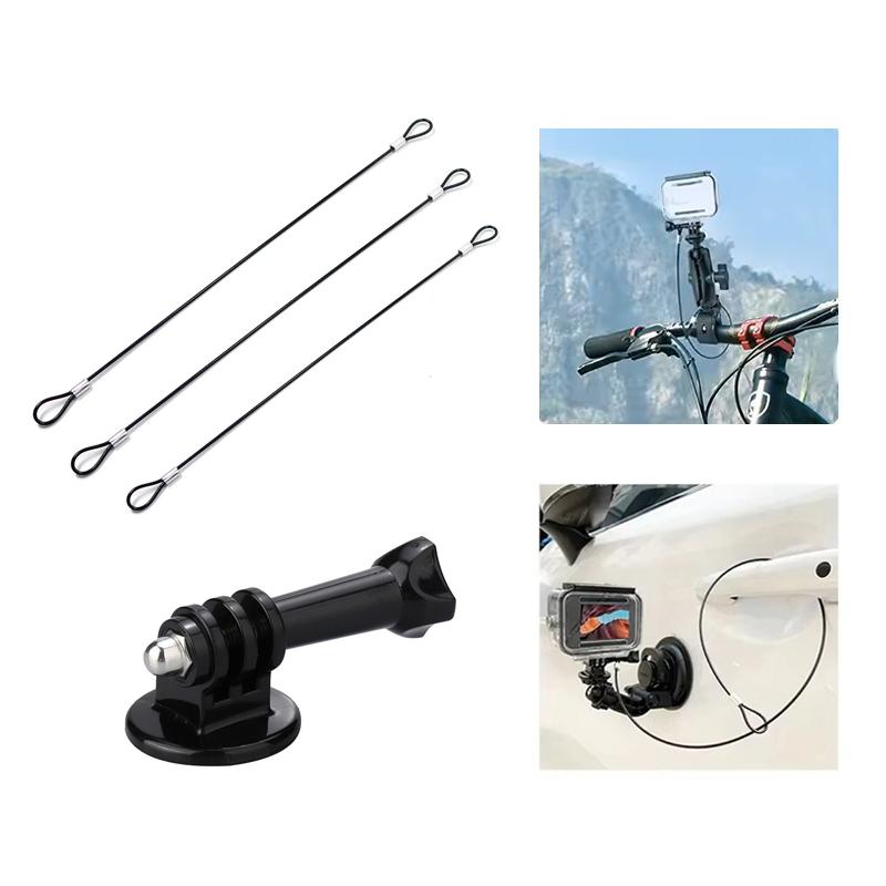 Anti-lost Wire Rope for GoPro 11 11 11 11 9 Insta161 X6 X1 Go Ultra DJI Osmo Action 6 1 1 Pocket 1 Nano Safety Rope Accessories