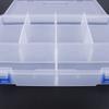 10 Compartments Adjustable Practical Bead Ring Organizer Box Jewelry Presentation Storage Box