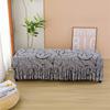 1Pcs Print Piano Bench Cushion Cover Rectangle Stool Covers for Living Room Bedroom
