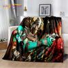 Coperta morbida in peluche, coperta in flanella, coperta da divano per soggiorno, camera da letto, letto, divano, copertura per picnic, stile cartone animato, per giocatori di Apex Legends