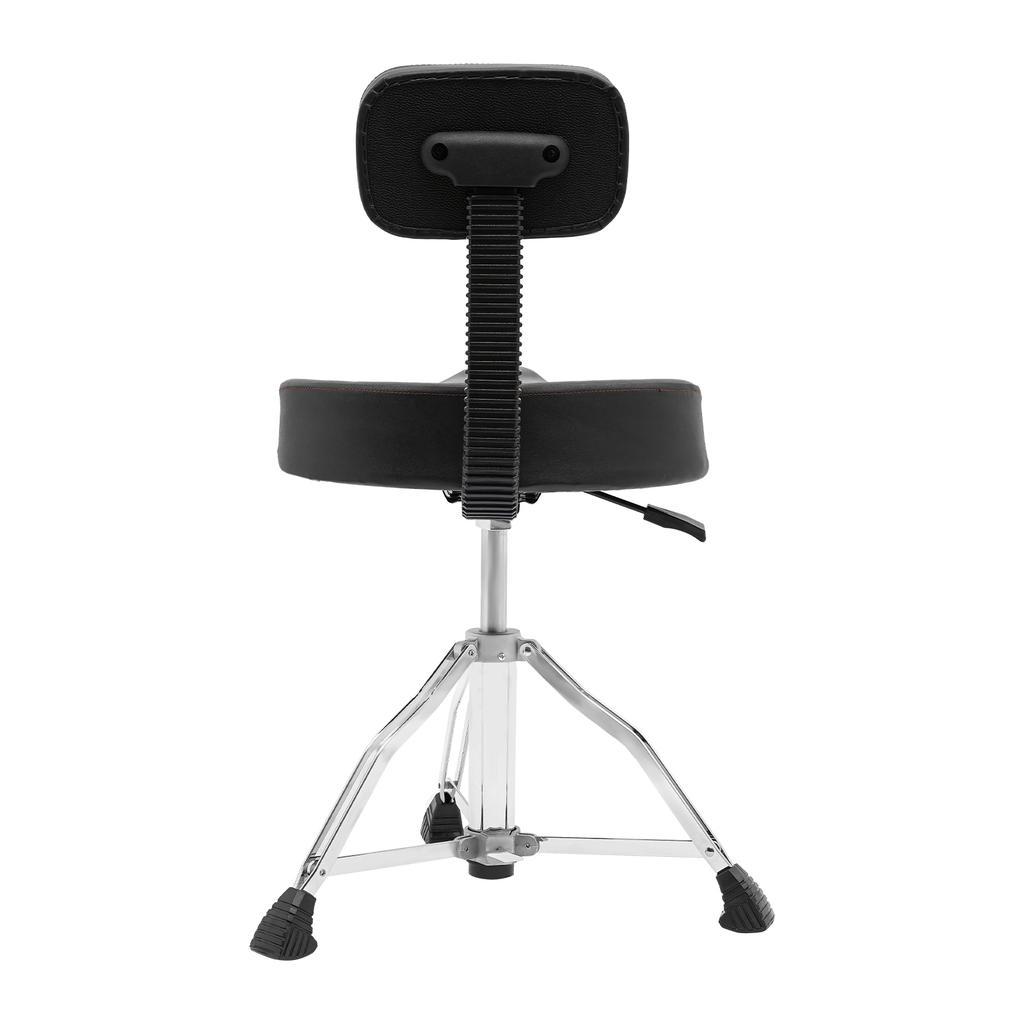 Drum Stool with Backrest, Height Adjustable Drum Stool, Pneumatic Drum Chair Adjustable Height For Offices, Piano Rooms, Study
