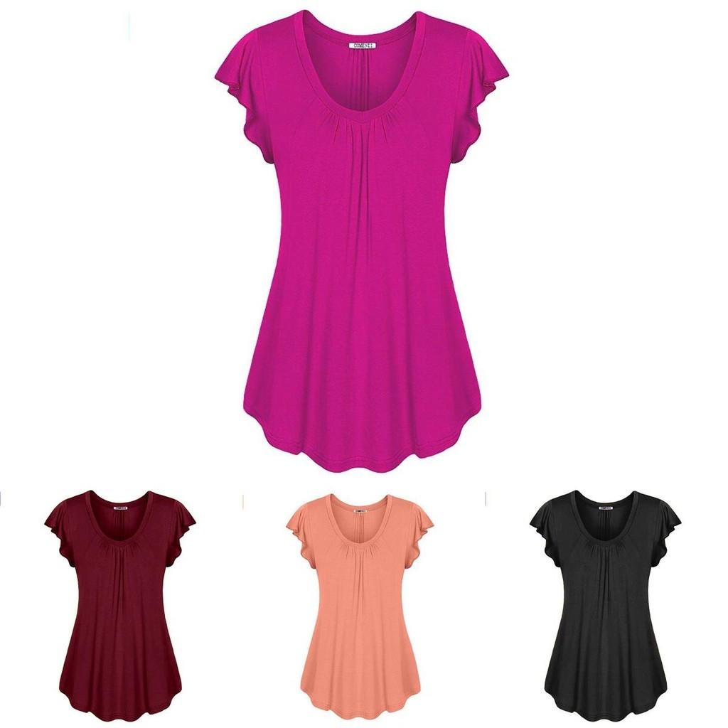 Casual Womens Summer Dress With Pleated Skirt And Ruffle Sleeves For Spring Fashion