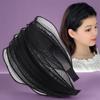 Spring and Summer Mesh Pleated Wide-brimmed Headband Women  New Hairpin Headband Daily Clothing Fashion Matching Head Band