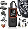 VCYCTO Electric Tire Pump for and 150 6000 mAh High 50 dB Quiet Style Emergency Auto Fast Tire Air Storage Japanese Instruction Manual Included
