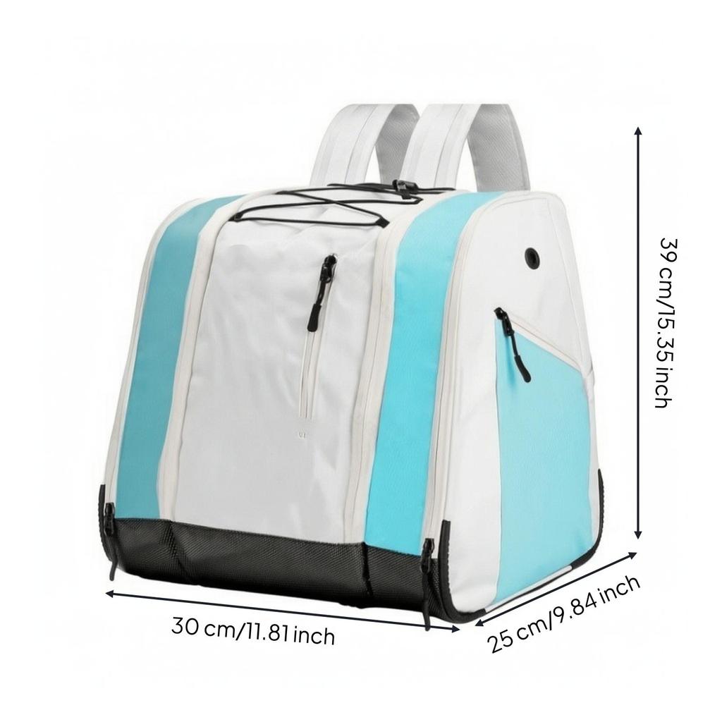 Waterproof Ski and Snowboard Gear Backpack Structured with Ski-Boot