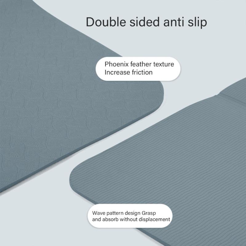 Travel Fitness Exercise Mat Foldable Yoga Mat Gym Mat for Yoga Pilates Floor Workout Thicknesses 5mm