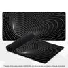XXL 3D Vortex Wireframe Mouse Pad Geometric Tunnel Grid Abstract Art Deskmat Non-Slip Rubber Keyboard Mat Gaming Table Mousepad