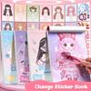 Princess Dress Up Sticker Book Diy Girly Wardrobe Sticker Sheets For Girls Party Favor Gifts Handbooks Waterproof Stickers