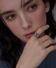 Merrymotive Silver Pearl Berry Ring