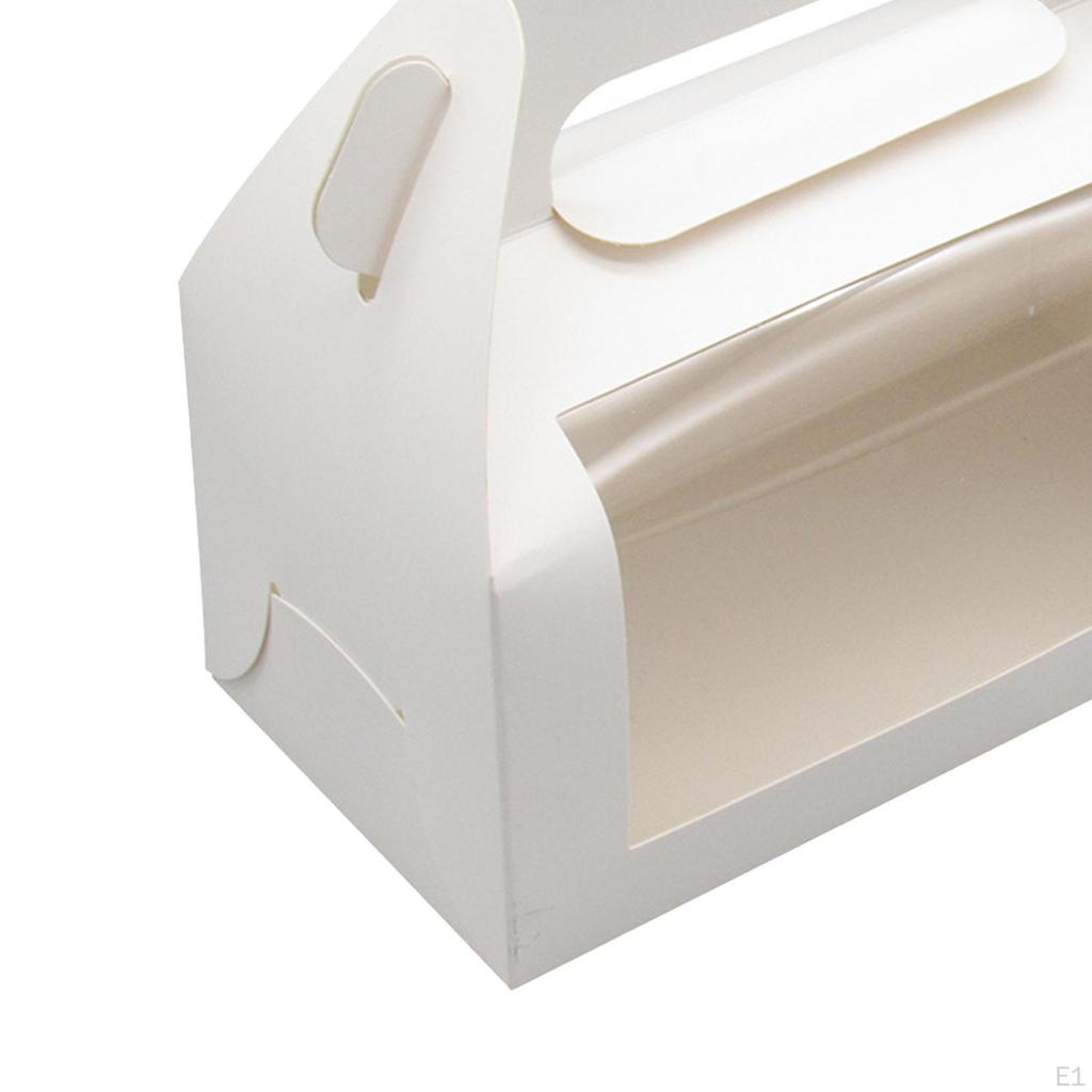12 Pieces Cake Boxes Bakery Gift Pastry Dessert Containers for Year