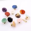 Light Luxury Natural Stone Crystal Kitchen Cabinet Door Drawer Handle Small Gift Jewelry Box Decoration Handle