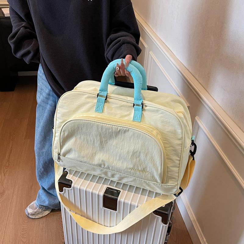 Travel Bag Women's Large Capacity Hand Luggage Storage Bag Lightweight Travel Tote Short Trip Travel Portable Bag Outing Training Sports Fitness Bag