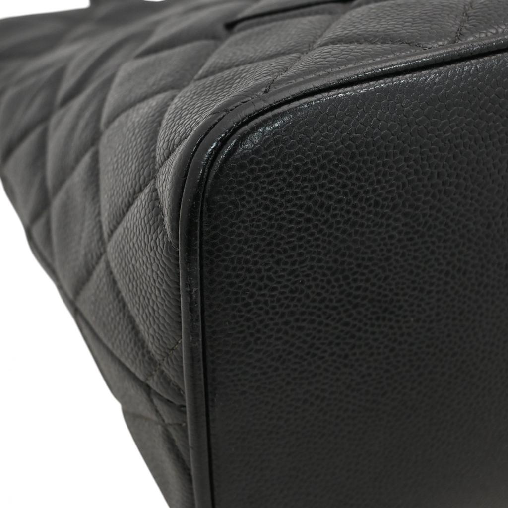 Auth CHANEL Matelasse Reissue Tote Bag Caviar Skin ch99128ht