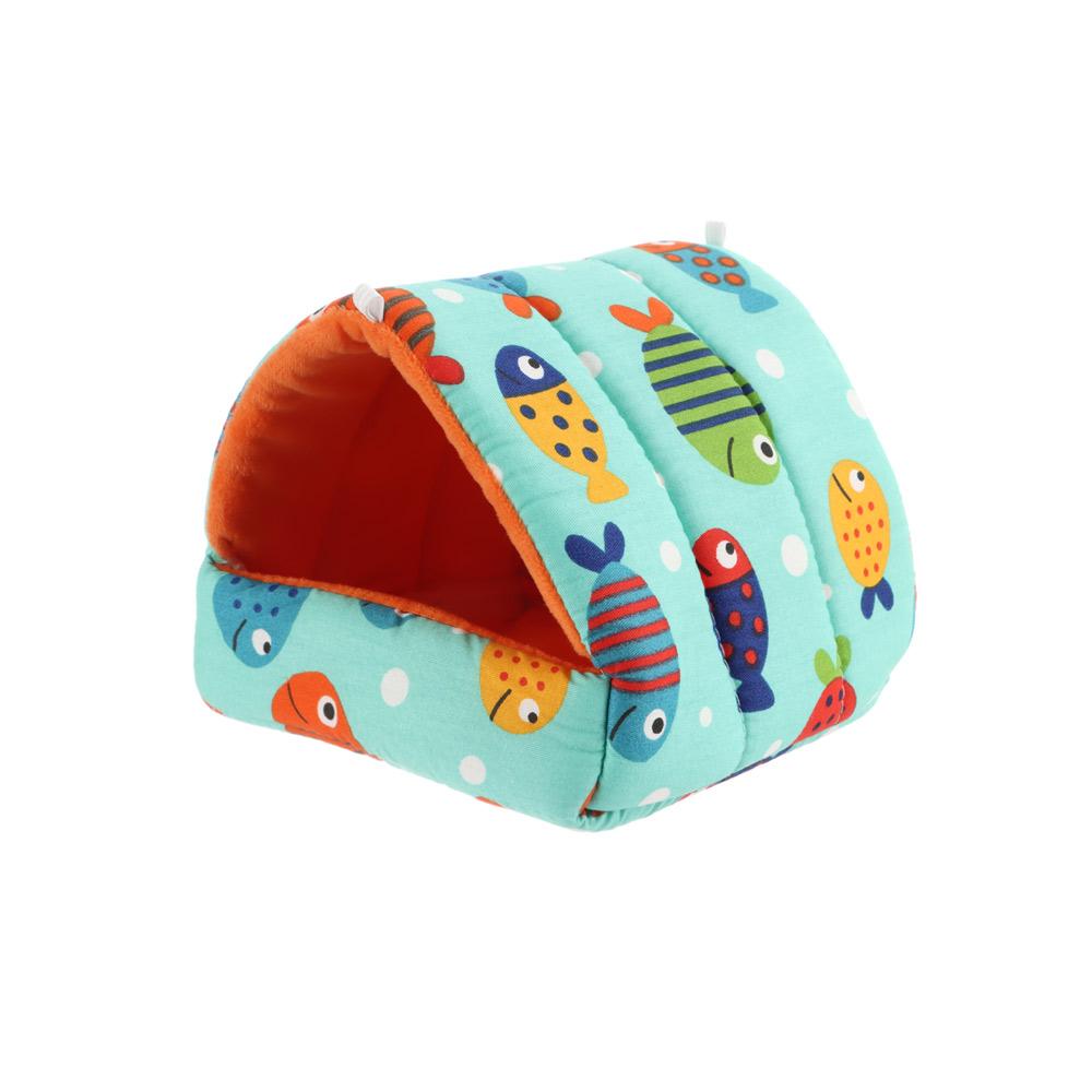 Colorful Comfortable Winter Rabbit Squirrel Small Animal Sleeping Bed Warm Mat Guinea Pig Nest Hamster House