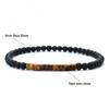 Nauja minimalistinė 4 mm karoliukų apyrankė unisex imperatoriaus onikso mažo akmens apyrankė meditacinė jogos sruogos apyrankė pora Brazalete pulsera