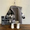Giacca in Pile Calda Autunnale e Invernale per Bambini, Peluche, Lunghezza Media, con Cappuccio di Agnello, Cappotto Ispessito