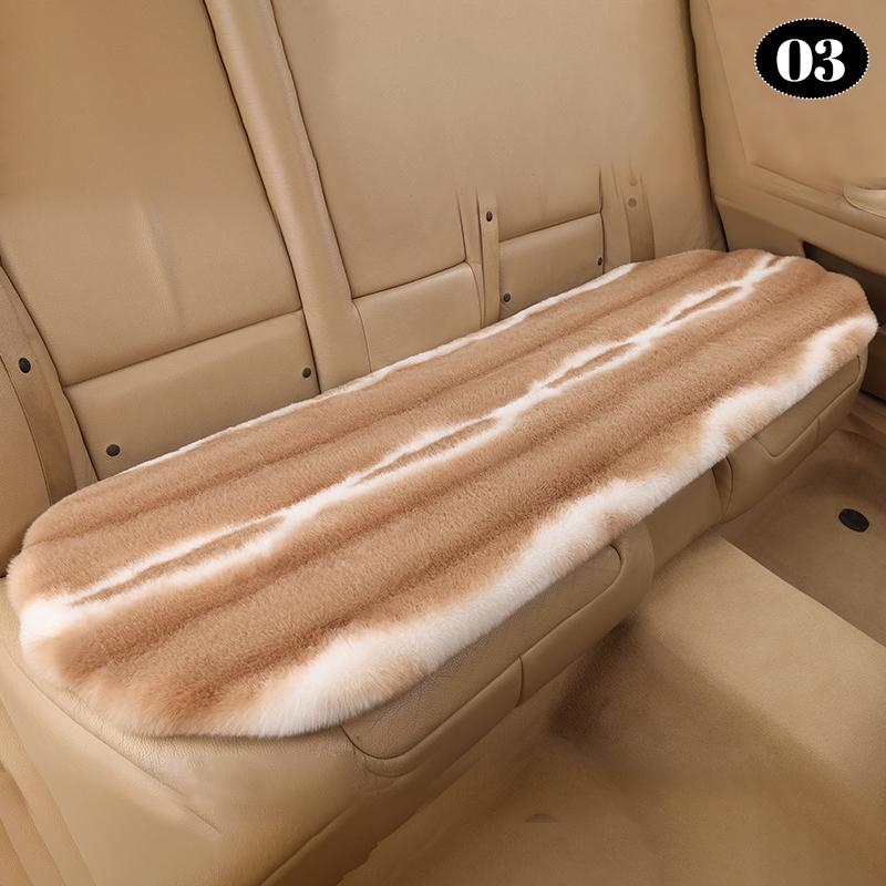NEW Imitation Wool Universal Car Seat Cover Winter Thickened Warm Plush Auto Pillow Artificial Fur Seat Cushion Interior Fashion
