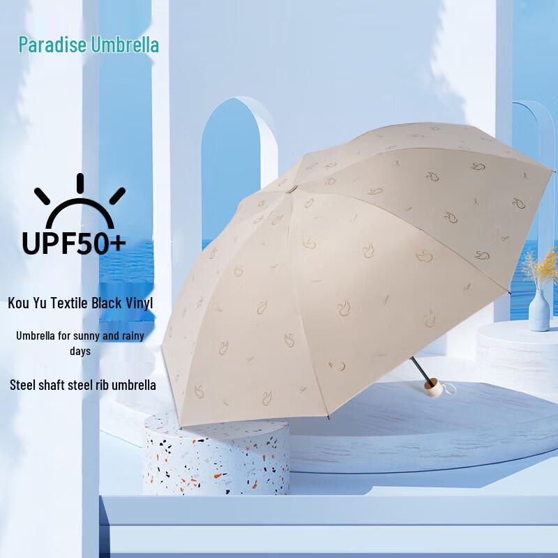 Heaven UV Protection Three-Fold Sun/Rain Umbrella