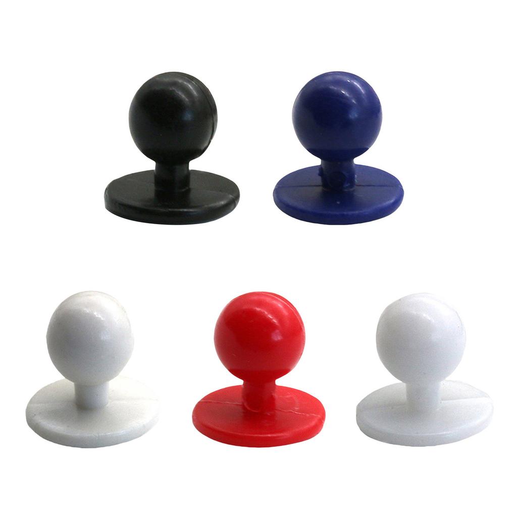 Pack Of 100 Chef Uniform Ball Buttons Nylon Plastic Round Buttons For Professional Kitchen Chef Clothing Accessories