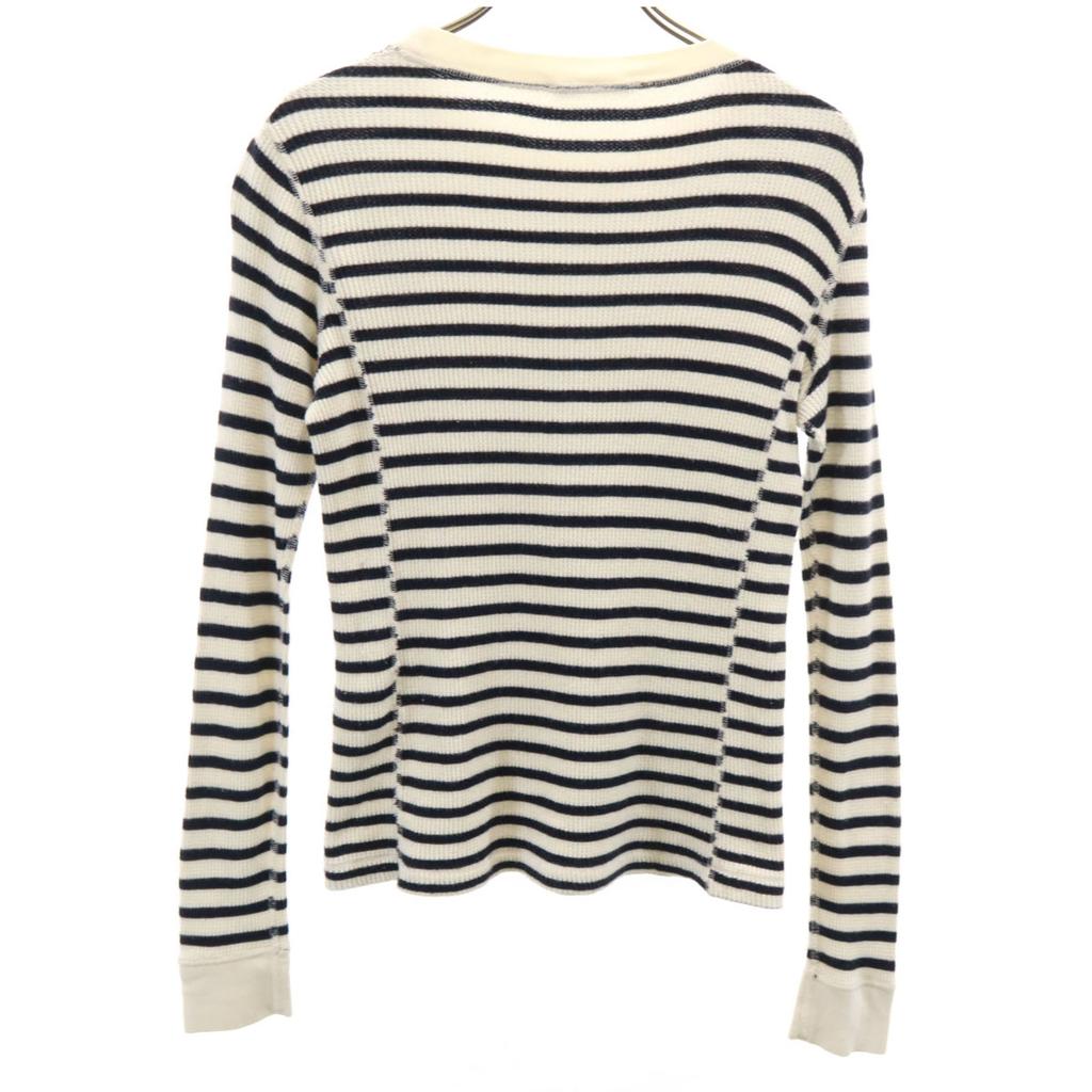 beautiful people Made In Japan Border Pattern Long Sleeve Thermal T-shirt Women Used
