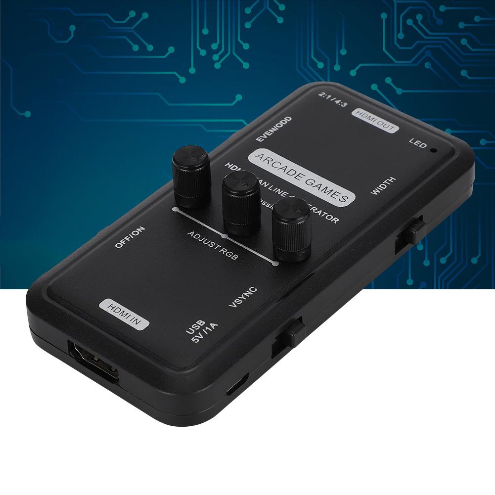 Portable HDMI Video Image Scan Line Generator for ARCADE GAMES