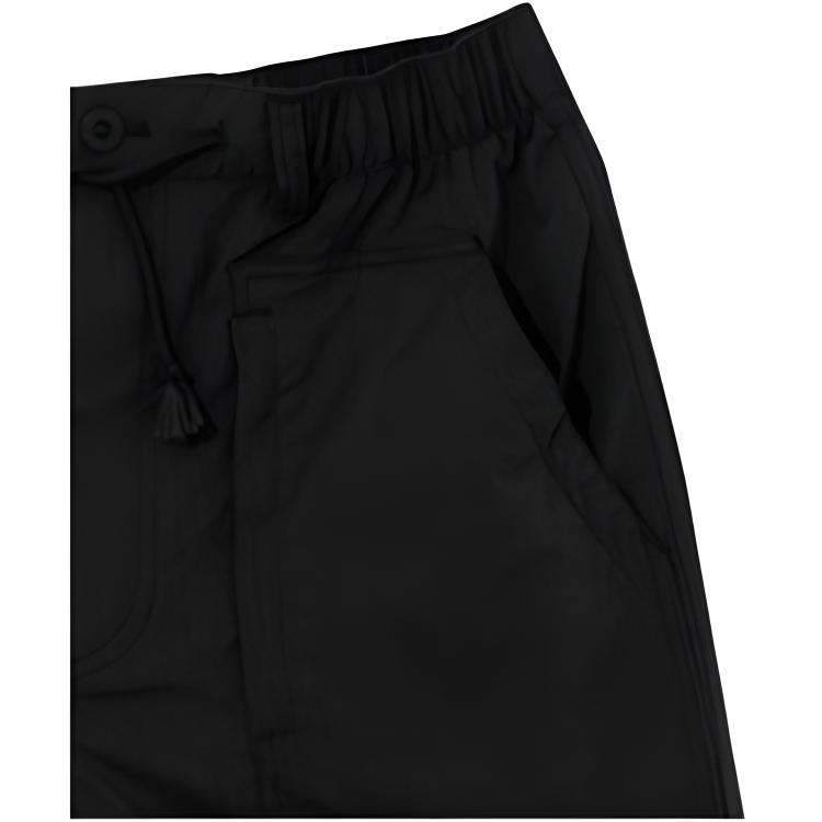 New Era Solid Color Large Pocket Casual Shorts Unisex shorts Black 12717859