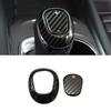 For Chevrolet Malibu 2016- Steel Carbon Fiber Console Gear Shift Knob Cover