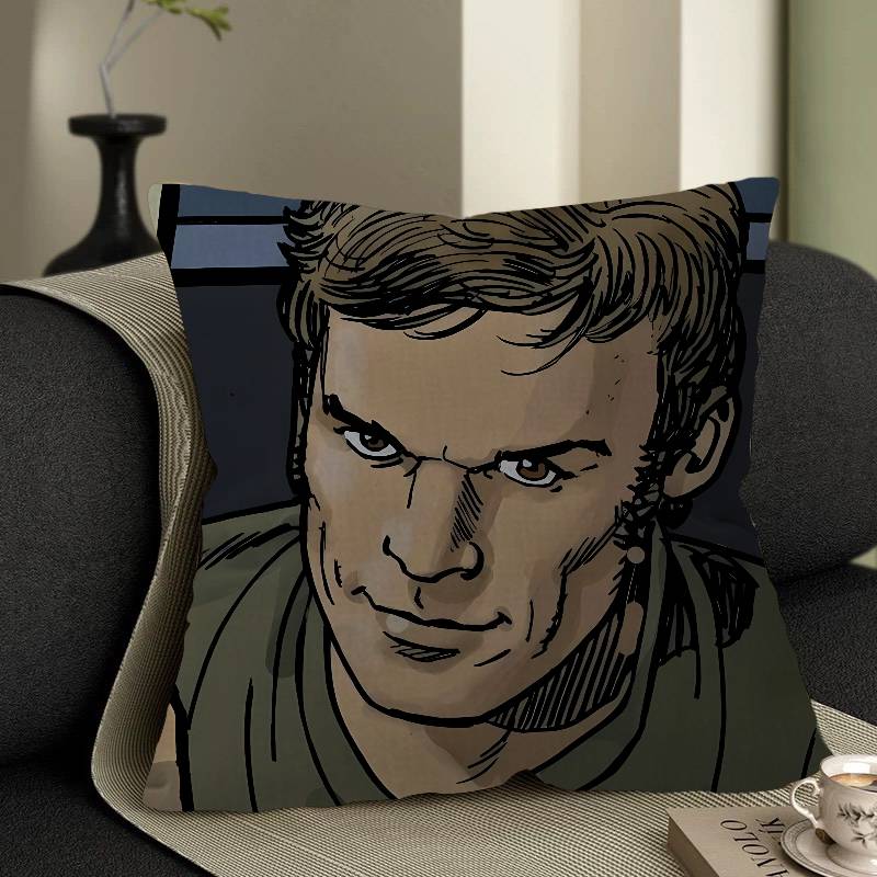 TV DDexter Pillow Gift Home Office Decoration Pillow Bedroom Sofa Car Cushion CoverPillow Case