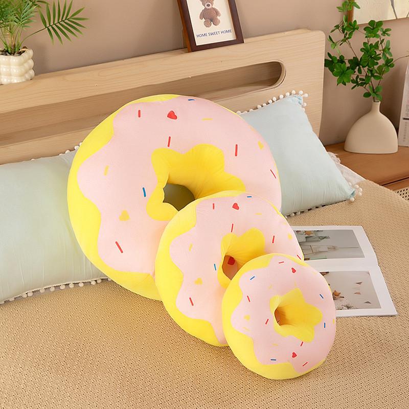 Stuffed Donut Animal Cute Cartoon Sofa Cushion Girls Children Holiday Doll Gift