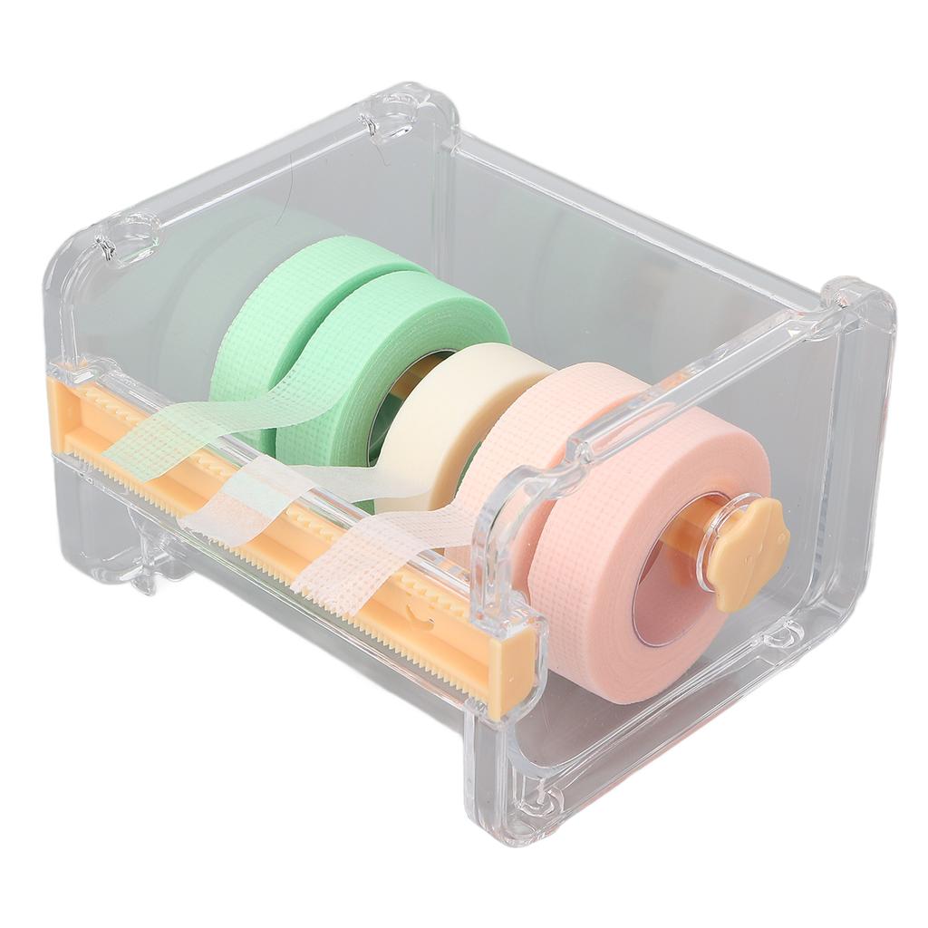 Transparent Multi Masking Tape Cutter Dispenser Visible Roll Tape Holder for   School