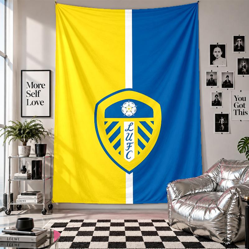 Wall TapestryLeeds United Art Hanging Cloth Decorative Background Cover for Room Decoration