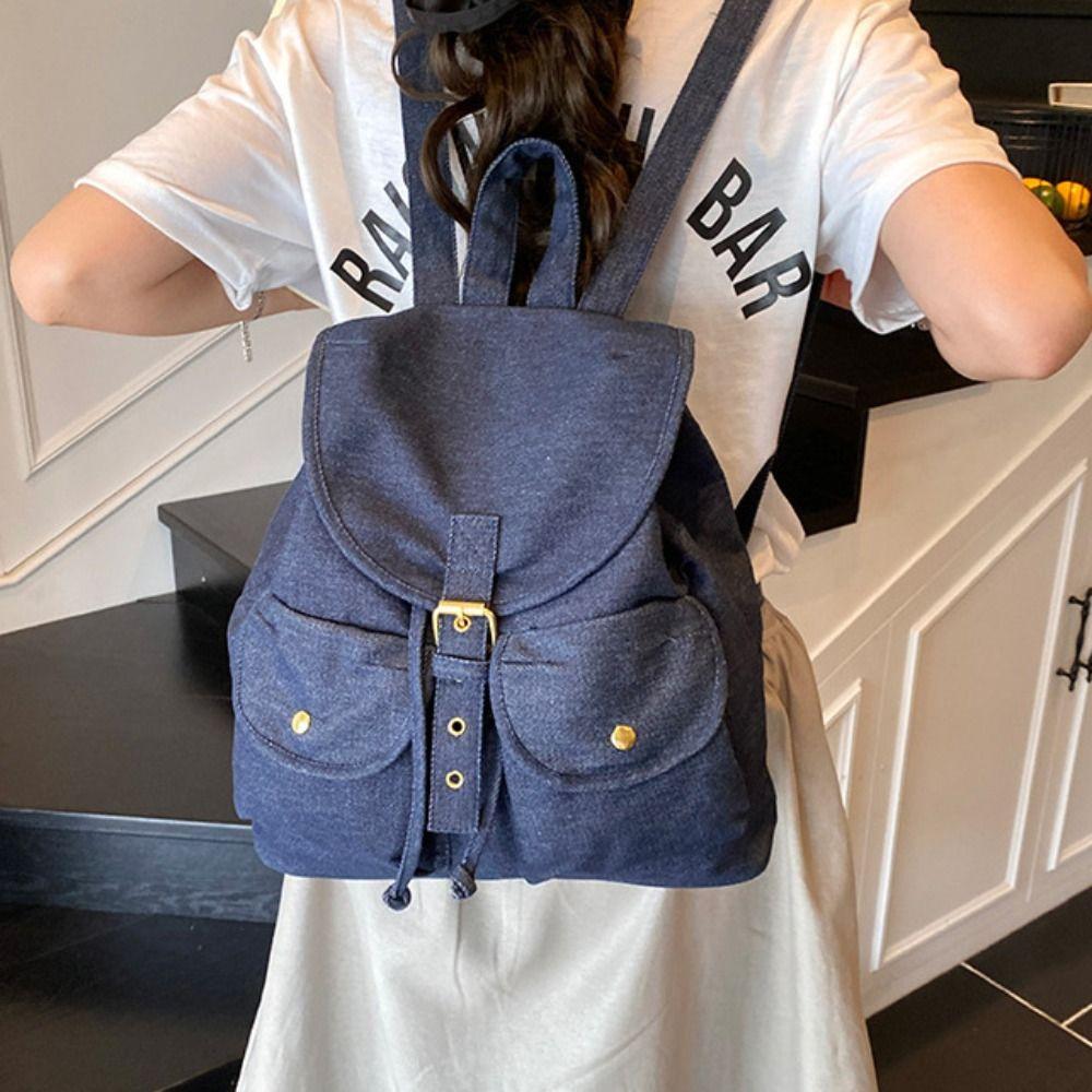 Large Capacity Oxford Cloth Shoulder Bag Korean Style Girl Travel Rucksack Daily