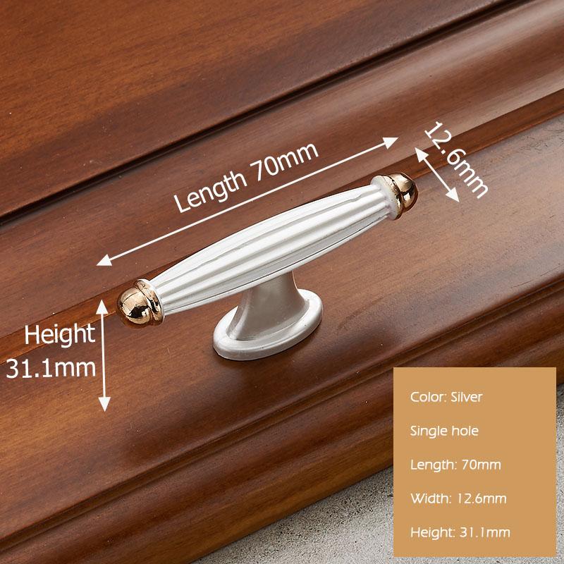 KAK European Style Solid Zinc Alloy Cabinet Handles Modern Vintage Drawer Knobs Cupboard Wardrobe Door Handles Furniture Handles