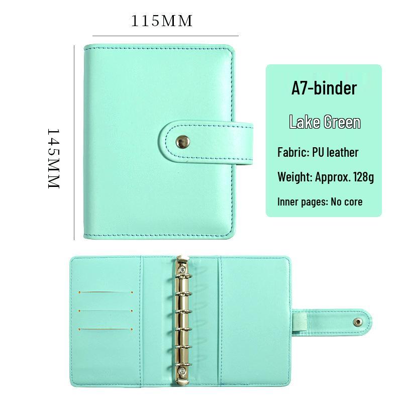 Macaron Minimalist Loose-Leaf Notebooks: A5, A6 Travel, and A7 Pocket Korean Creative Stationery Budget Books