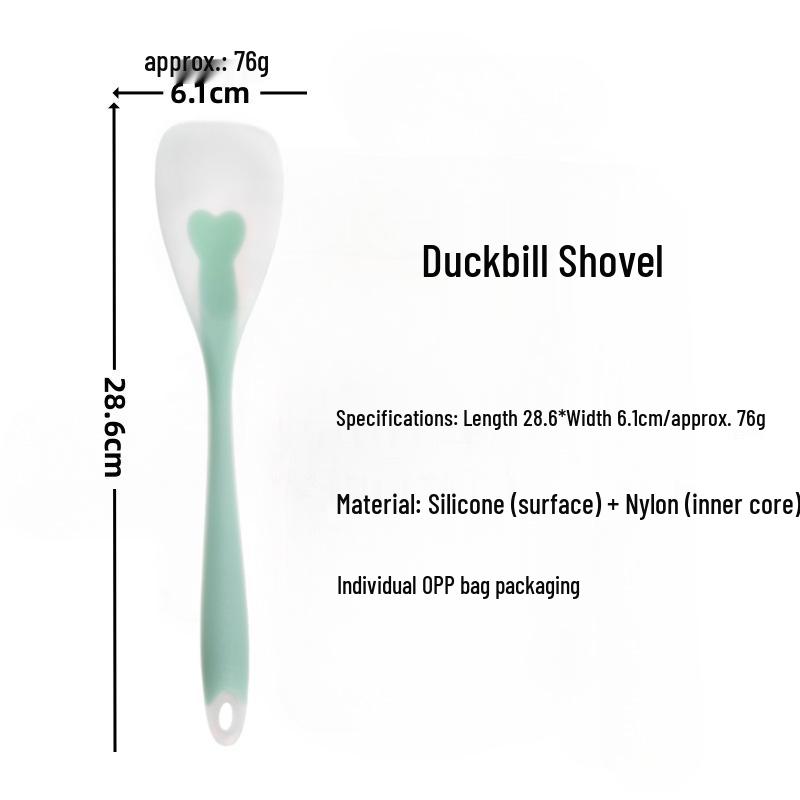Silicone Full-Wrap Flat Head Spatula for Baking, Mixing, and Salad Serving.
