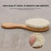 Goat Hair Brush Baby Hair Brush with Wooden Handle Super Soft Hair Brush